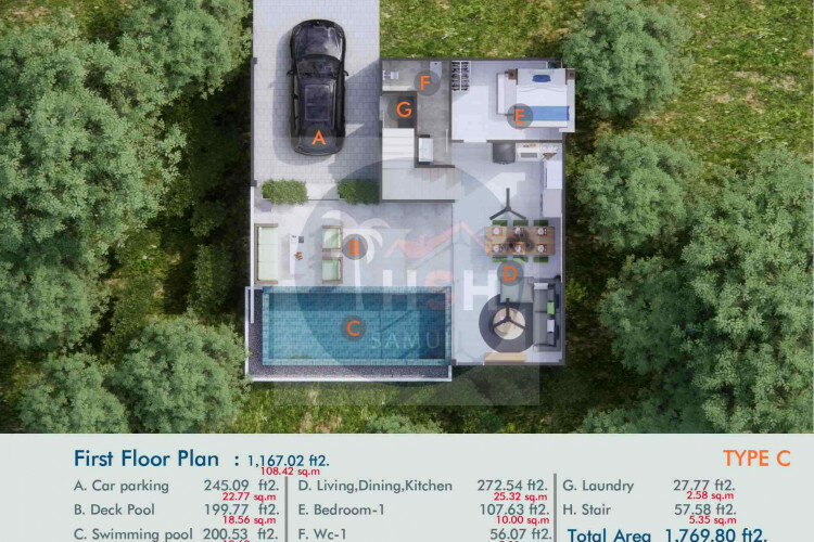 Вилла на острове Самуй, Таиланд | THE309135