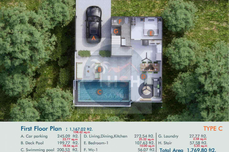 Вилла на острове Самуй, Таиланд | THE309135