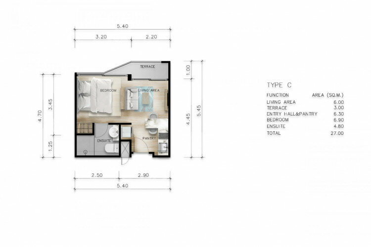 Кондоминиум в Януи, Пхукет, Таиланд | THE207076