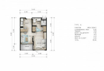 Кондоминиум в Януи, Пхукет, Таиланд | THE407072
