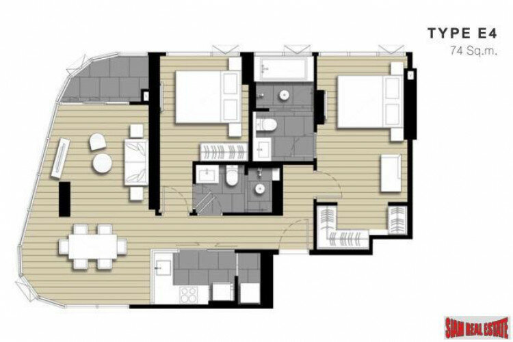 Квартира в Бангкоке, Таиланд | THE218934