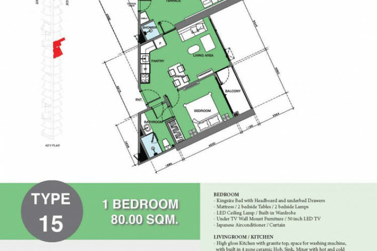 Кондоминиум в Джомтьене, Паттайя, Таиланд | THE407211