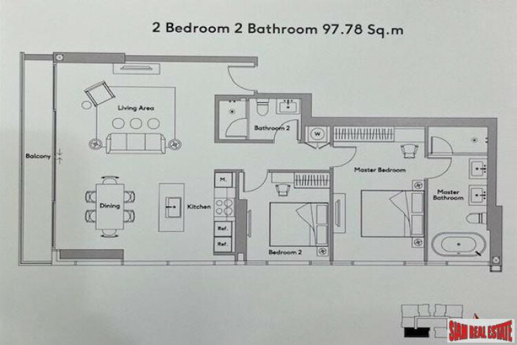 Квартира в Бангкоке, Таиланд | THE218152
