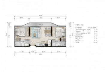 Кондоминиум в Януи, Пхукет, Таиланд | THE407081