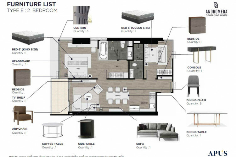 Кондоминиум в Паттайе, Таиланд | THE107495
