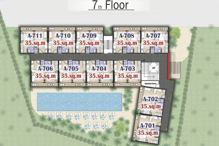 Кондоминиум в Януи, Пхукет, Таиланд | THE126866