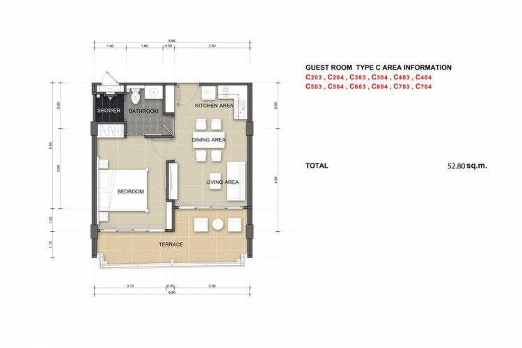 Кондоминиум в Януи, Пхукет, Таиланд | THE407878