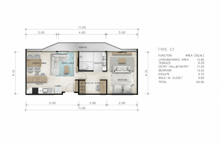 Кондоминиум в Януи, Пхукет, Таиланд | THE207080