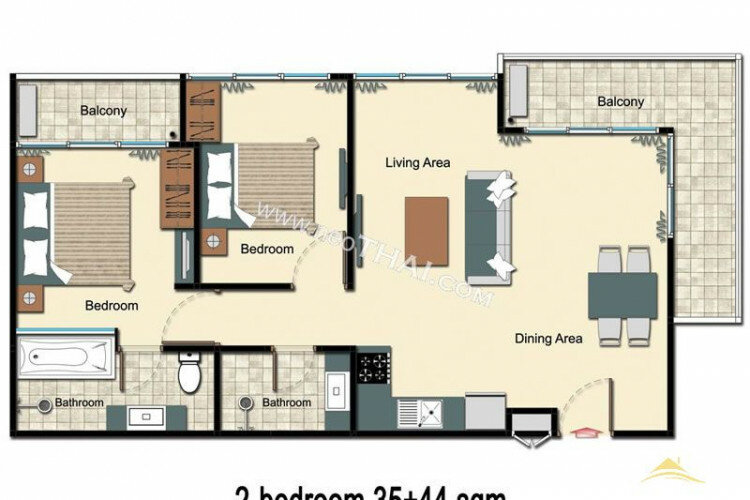 Кондоминиум в Паттайе, Таиланд | THE246466