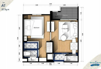 Кондоминиум в Джомтьене, Паттайя, Таиланд | THE123422