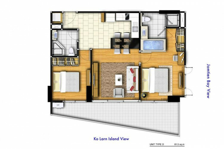 Кондоминиум в Паттайе, Таиланд | THE130567