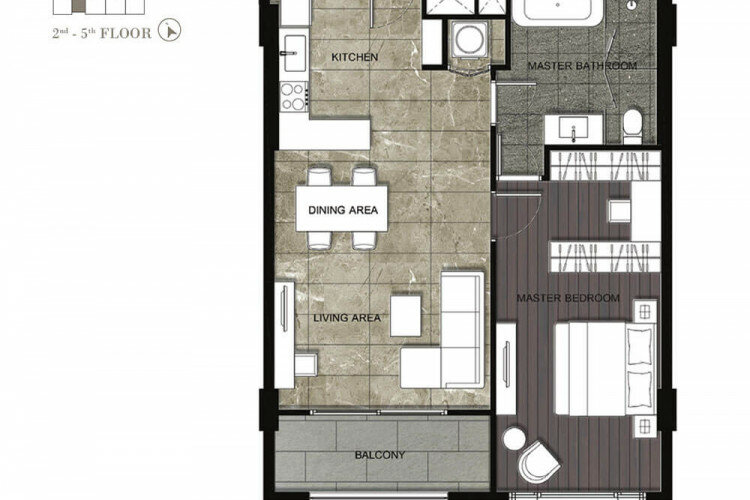 Кондоминиум в Бангкоке, Таиланд | THE408503