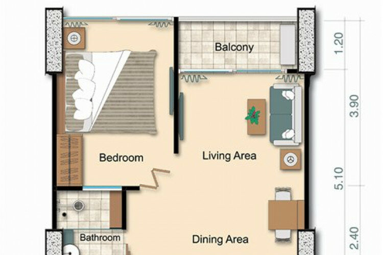 Кондоминиум в Паттайе, Таиланд | THE530558