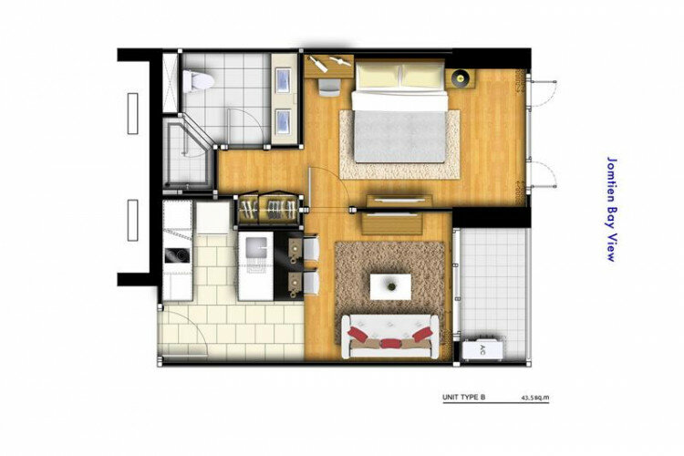 Кондоминиум в Паттайе, Таиланд | THE230566