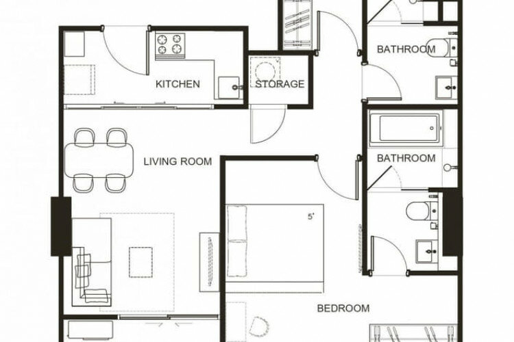 Кондоминиум в Бангкоке, Таиланд | THE207799