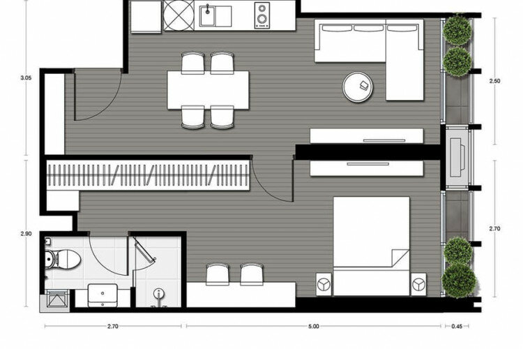 Кондоминиум в Бангкоке, Таиланд | THE115790