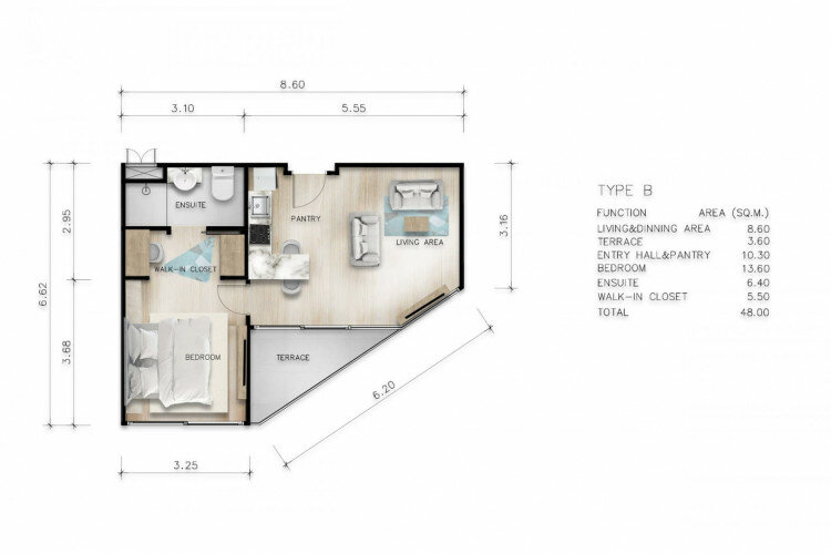 Кондоминиум в Януи, Пхукет, Таиланд | THE307070