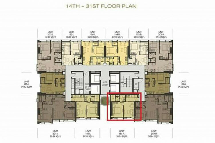 Кондоминиум в Бангкоке, Таиланд | THE114714