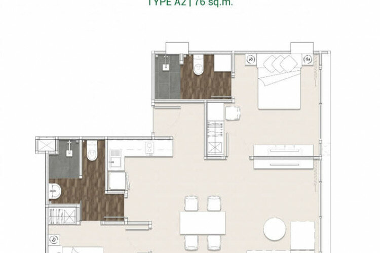 Кондоминиум в Паттайе, Таиланд | THE326809