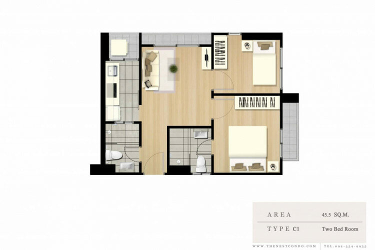 Кондоминиум в Бангкоке, Таиланд | THE430707