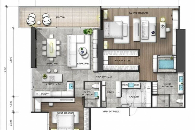 Кондоминиум в Бангкоке, Таиланд | THE156178