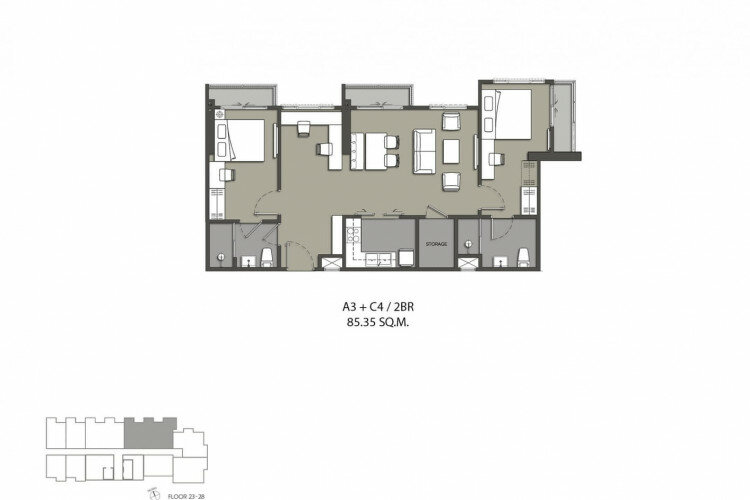 Кондоминиум в Бангкоке, Таиланд | THE126903