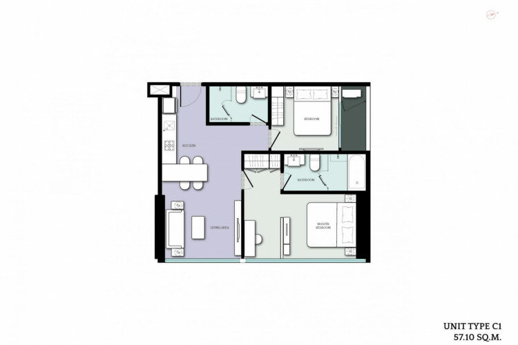 Кондоминиум в Бангкоке, Таиланд | THE226910