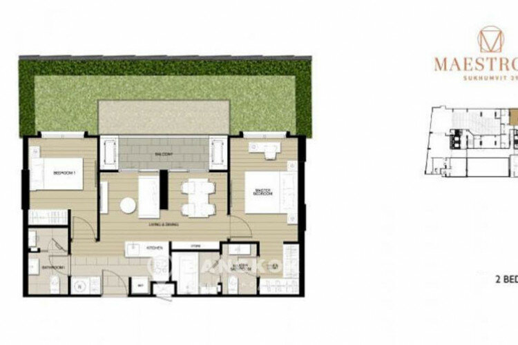 Кондоминиум в Бангкоке, Таиланд | THE220731