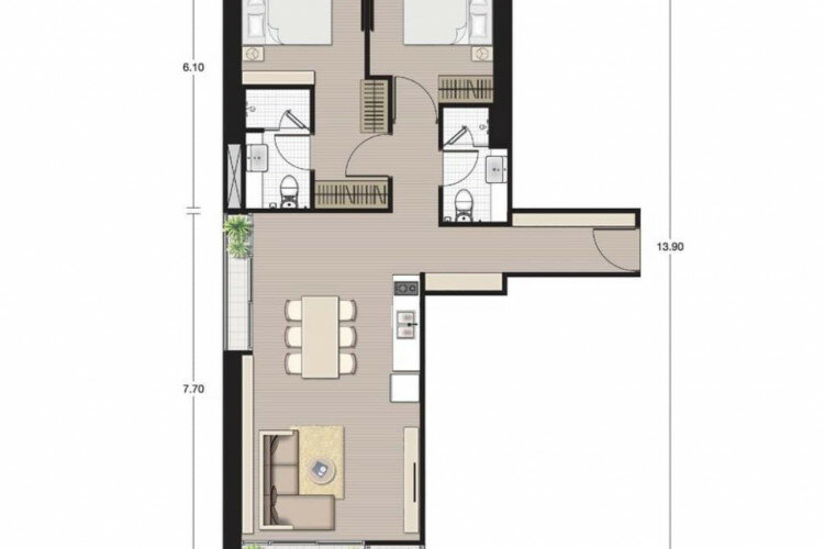 Кондоминиум в Бангкоке, Таиланд | THE242554