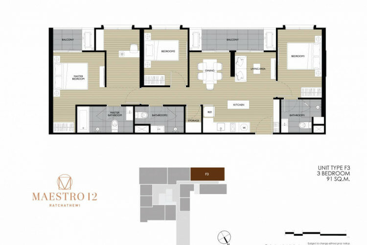 Кондоминиум в Бангкоке, Таиланд | THE230630