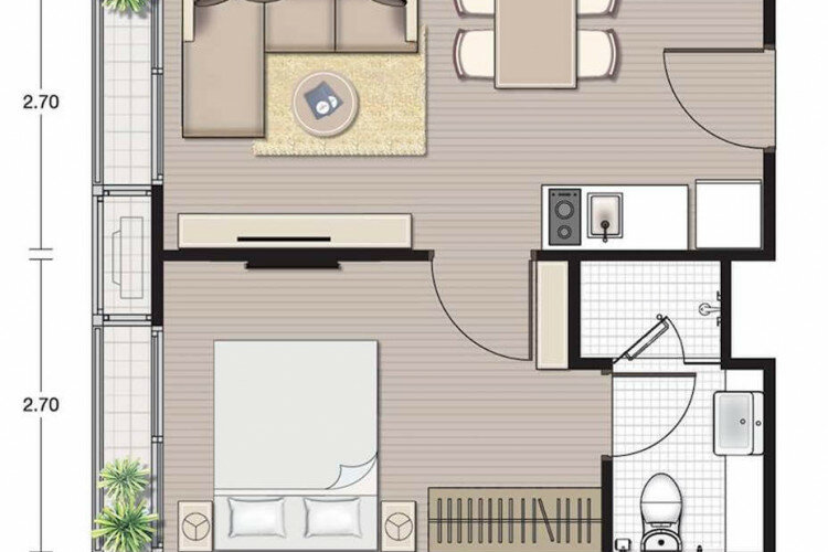 Кондоминиум в Бангкоке, Таиланд | THE131366