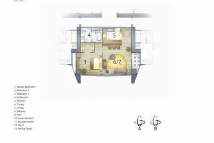 Кондоминиум в Бангкоке, Таиланд | THE215660