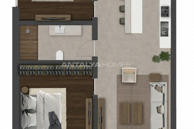 Квартира 1+1 в Мугле, Турция | PBB-45785