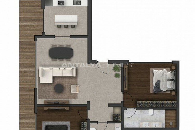 Квартира 1+1 в Мугле, Турция | PBB-45785