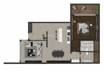 Квартира 3+1 в Мугле, Турция | SBB-45787