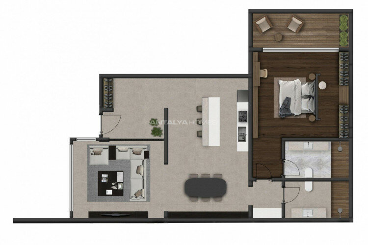 Квартира 4+1 в Мугле, Турция | PBB-45788