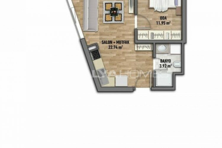 Квартира 4+1 в Стамбуле, Турция | PBB-46464