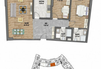 Квартира 4+1 в Стамбуле, Турция | PBB-46464