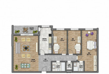 Квартира 4+1 в Стамбуле, Турция | PBB-46464