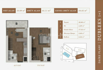 Квартира 2+1 в Измире, Турция | PTE-10659