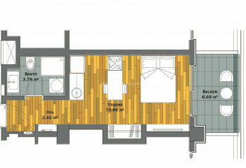 Квартира 1+1 в Малтепе, Стамбул, Турция | PTE-46592