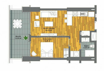 Квартира 1+1 в Малтепе, Стамбул, Турция | PTE-46592