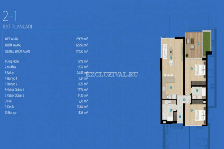 Квартира 1+1 в Чешме, Турция | STE-10663