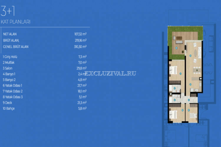 Квартира 1+1 в Чешме, Турция | STE-10663