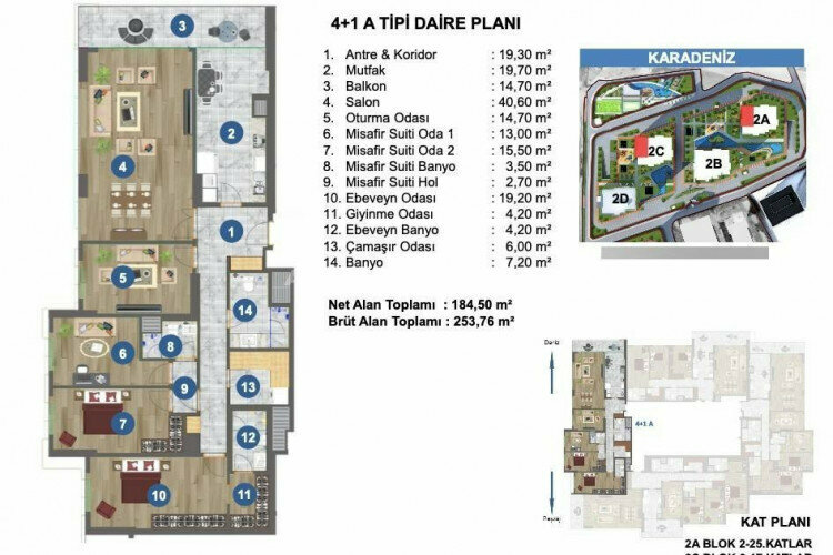 Квартира 4+1 в Трабзоне, Турция | PTE-46851