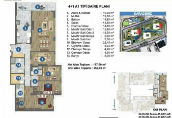 Квартира 4+1 в Трабзоне, Турция | PTE-46851