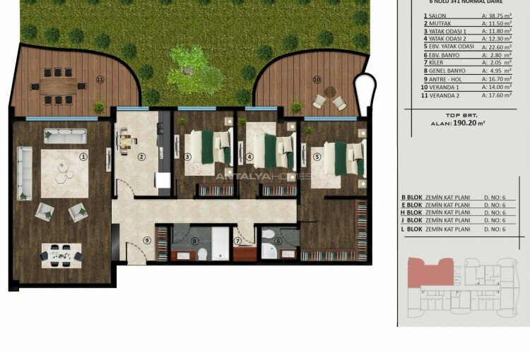Квартира 2+1 в Коджаэле, Турция | PBB-46791