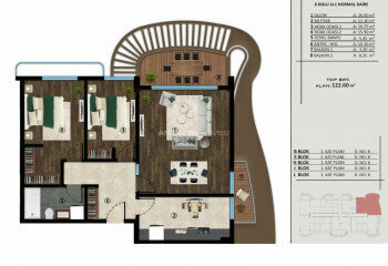 Квартира 2+1 в Коджаэле, Турция | STE-46793