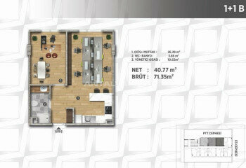 Квартира 1+1 в Стамбуле, Турция | PTE-46735