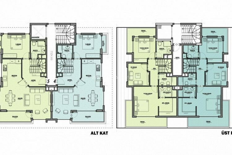 Квартира 4+1 в Анталии, Турция | PTE-44980